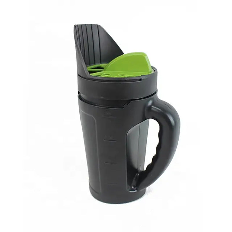 Green with Black Premium Garden Seeder - Versatile Seed and Salt Spreader