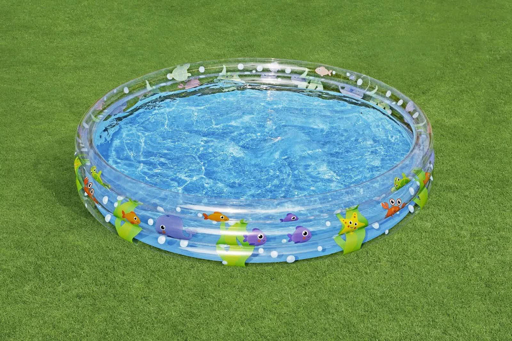 Bestway 1.83m x H33cm Deep Dive 3-Ring Inflatable Play Pool